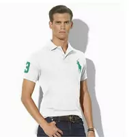 t-shirt ralph lauren man pas cher mode blance vert,tee shirt style